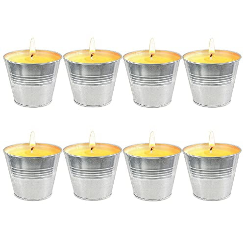 Camping Candles Made Small Soy Wax Bucket Candle Pack of 12 Citronella Candles 