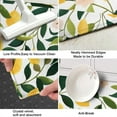thumbnail image 3 of Yellow Lemon Fruit Flowers White Pattern Kitchen Rug Mat,Kitchen Runner Rugs Non Skid Washable,Decorative Kitchen Floor Mats for Kitchen,Sink,Laundry,17"X47", 3 of 5