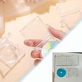thumbnail image 1 of Tong Keychain Photo Album Transparent Clear DVD Large Of DVD Jewelry Keychains Blank Music Compact Disc Holder Keychain Pendant, 1 of 4