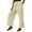 Beige, variant on Bigersell Women Wide Leg Pants Full Length Pants Fashion Women Summer Casual Loose Cotton And Linen Pocket Solid Trousers Pants Pants for Ladies High Waist