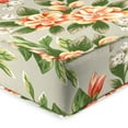 thumbnail image 4 of Jordan Manufacturing 46.5" x 24" Tori Cedar Grey Floral Rectangular Outdoor Deep Seat Chair Cushion Set with Welt, 4 of 11