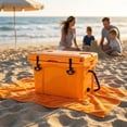 thumbnail image 4 of 25QT Portable Insulated Hard Cooler | 5-7 Day Ice Retention, Built-in Bottle Opener/Cup Holder/Forming Ruler for Travel, Beach, Camping, Fishing, 4 of 11