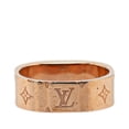 thumbnail image 3 of Pre-Owned Louis Vuitton Nanogram Berg Ring Size: M M00214 Pink Gold Silver Plated Metal Women's..., 3 of 7