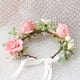 thumbnail image 2 of Corona de novia, diadema de flores, guirnalda de playa de hadas, tocado, joyería para el cabello de boda, 2 of 3