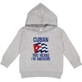 thumbnail image 2 of Inktastic Cuban Awesome Pride Toddler Hoodie, 2 of 4