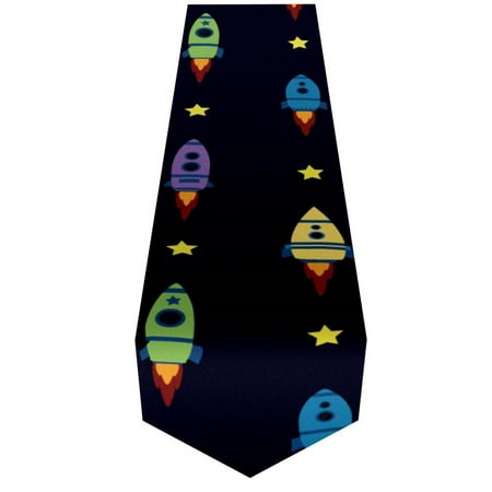 

OWNTA Spaceship Stars Pattern Elegant Polyester Table Runner Perfect for Your Tables - Dining Table Decoration