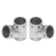 thumbnail image 1 of 1 par de piezas de accesorios para pasamanos de barcos, herrajes marinos de acero inoxidable 316 de 60 grados, izquierda derecha, diámetro 25mm(1in), 1 of 5
