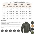 thumbnail image 2 of Hsovts Men Tactical Windproof Waterproof Softshell Jacket Hooded Fleece Lined Military Coat Outdoor Hiking Fall Winter Jackets Gray 3xL, 2 of 4