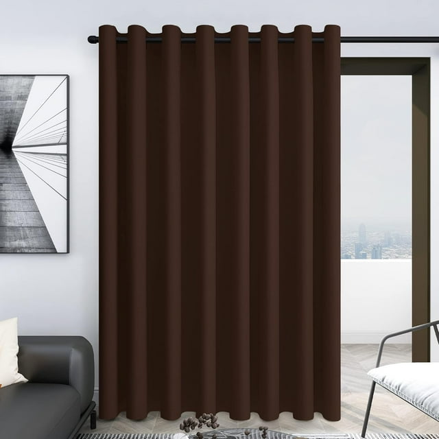 Panneau de Rideaux Thermiques Isolés Insonorisés pour Chambre, Salon et Chambre de Bébé, Œillets en Haut