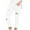 White, variant on Babysbule Pants for Women Women's Slim Fitting Solid Color Perforated Pencil Pants Leggings Casual Pants