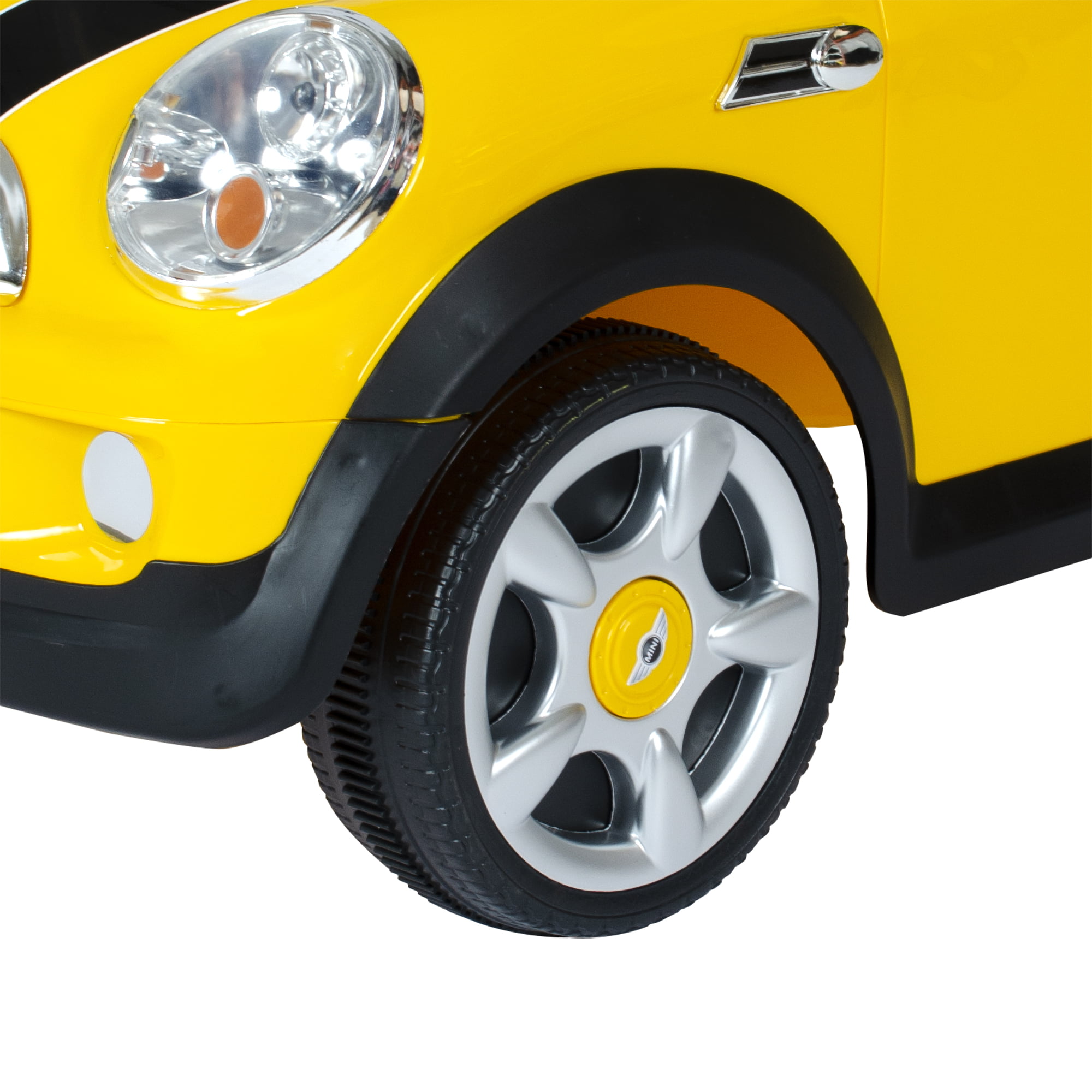 With Remote Control Up to 35 kg MINI Cooper S Roadster For Children 3 Years and Older Up to 4 km/h Reverse Gear Red ROLLPLAY Electric Car 6-Volt Battery 