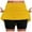 Yellow, variant on Skorts for Women, Clearance Solid Color Elastic Waist Workout Bottom Short Comfy Dailywear Tummy Control Summer Shorts for Women,Army Green,4XL