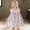 Purple, variant on LJEFF Girls Floral Dresses with Pockets, Cute Short Sleeve Ruffle Casual Kids Summer Midi Princess Dresses Purple Size 5 T