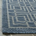 thumbnail image 4 of SAFAVIEH Courtyard Neville Geometric Indoor/Outdoor Area Rug, Navy/Grey, 6'7" x 9'6", 4 of 6