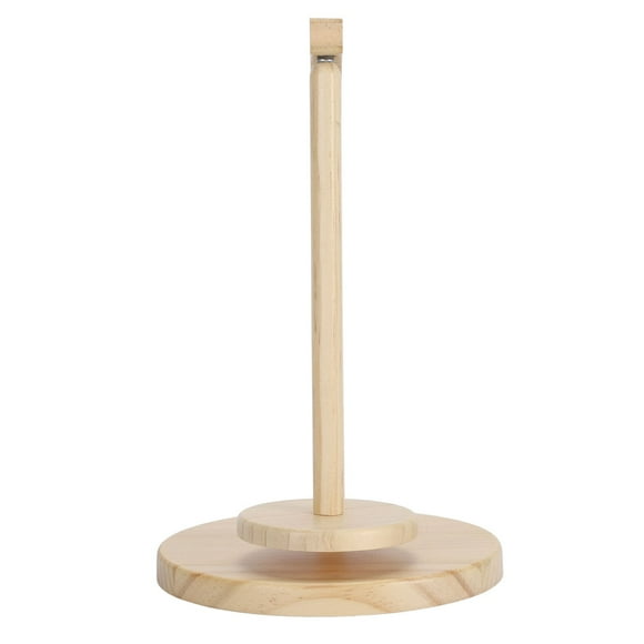 Wooden Yarn Spinner Rotating Yarn Ball Stand Portable Knitting Spindle for Household Scene