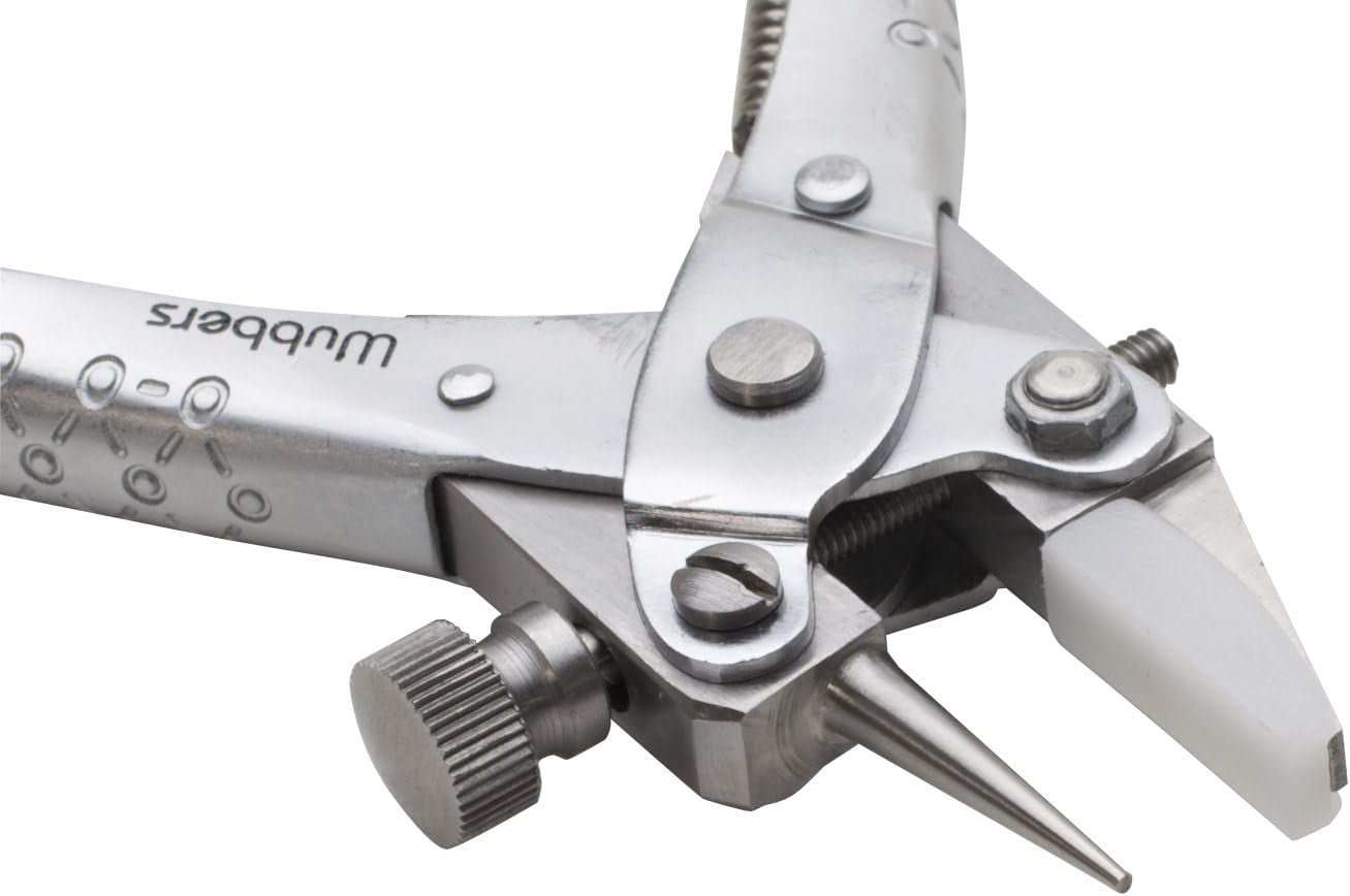 Pliers - Wubbers Parallel Round/Nylon Flat w/Extra Jaw