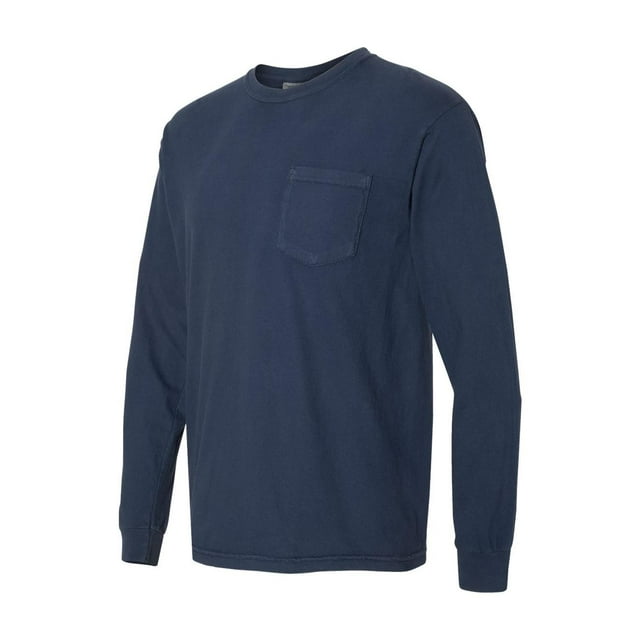 Comfort Colors T-Shirt à Manches Longues pour Adulte avec Poche