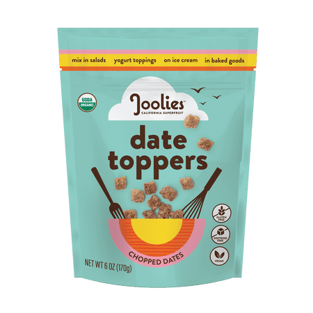 Joolies Organic Medjool Date Toppers, 6 oz