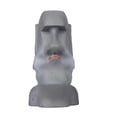 thumbnail image 1 of Figura Moai de la Isla de Pascua de 1,9 pulgadas para decoración de mesa de comedor. Estilo A, 1 of 9