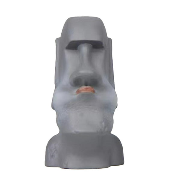 Figura Moai de la Isla de Pascua de 1,9 pulgadas para decoración de mesa de comedor. Estilo A
