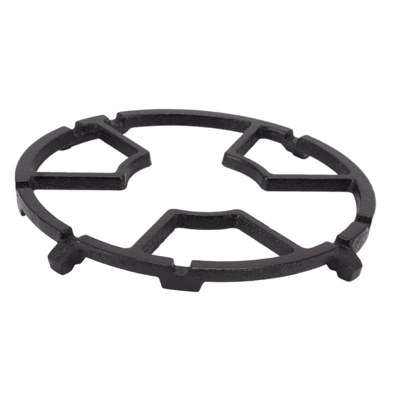Wok de Cuisinière à Gaz, Grille de Cuisinière à Gaz Robuste Design Rainure Inférieure Chauffage Contrôlé Gamme Universelle pour Poêle Artisanale pour Poêle en Acier Noir