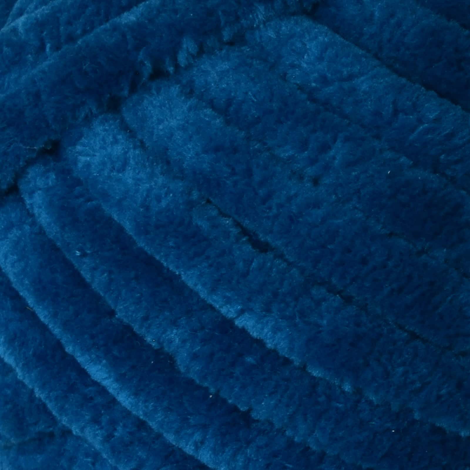 Loops & Threads Chenille Home Slim Solid Yarn - Navy Blue - 8.8 oz