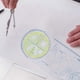 thumbnail image 3 of Regla geométrica multifuncional, herramienta de plantilla de dibujo geométrico, suministros de oficina escolares de plástico para estudiantes, 3 of 5
