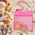 thumbnail image 2 of Playa De Malla Coloridas Para Niños, Bolsas De Arena Portátiles Para La Playa, Tesoros, Bolsas De Conchas Marinas, Bolsa De Almacenamiento De Juguetes, Bolsas De Playa De Malla Inevent HA046935-01, 2 of 6