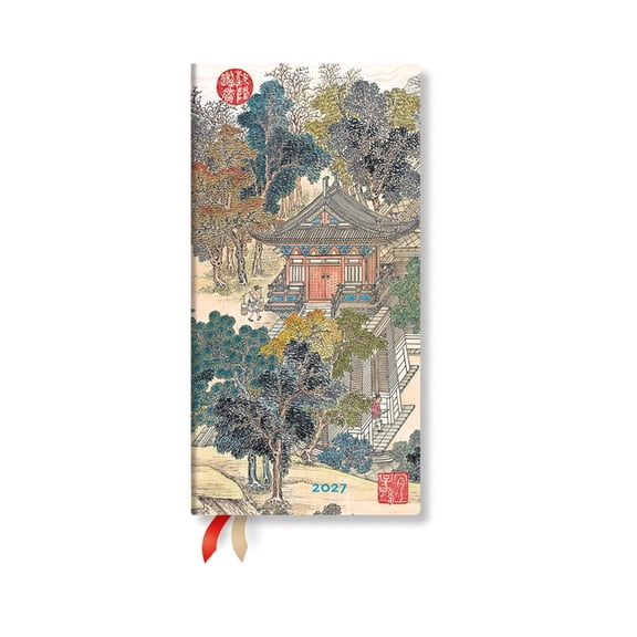 An Era in Jinling 2027 Golden Age of Prosperity Slim Horizontal Hardcover 12-Month Weekly Planner, 160pg, 100gsm by Paperblanks (an Era in, (Paperback)