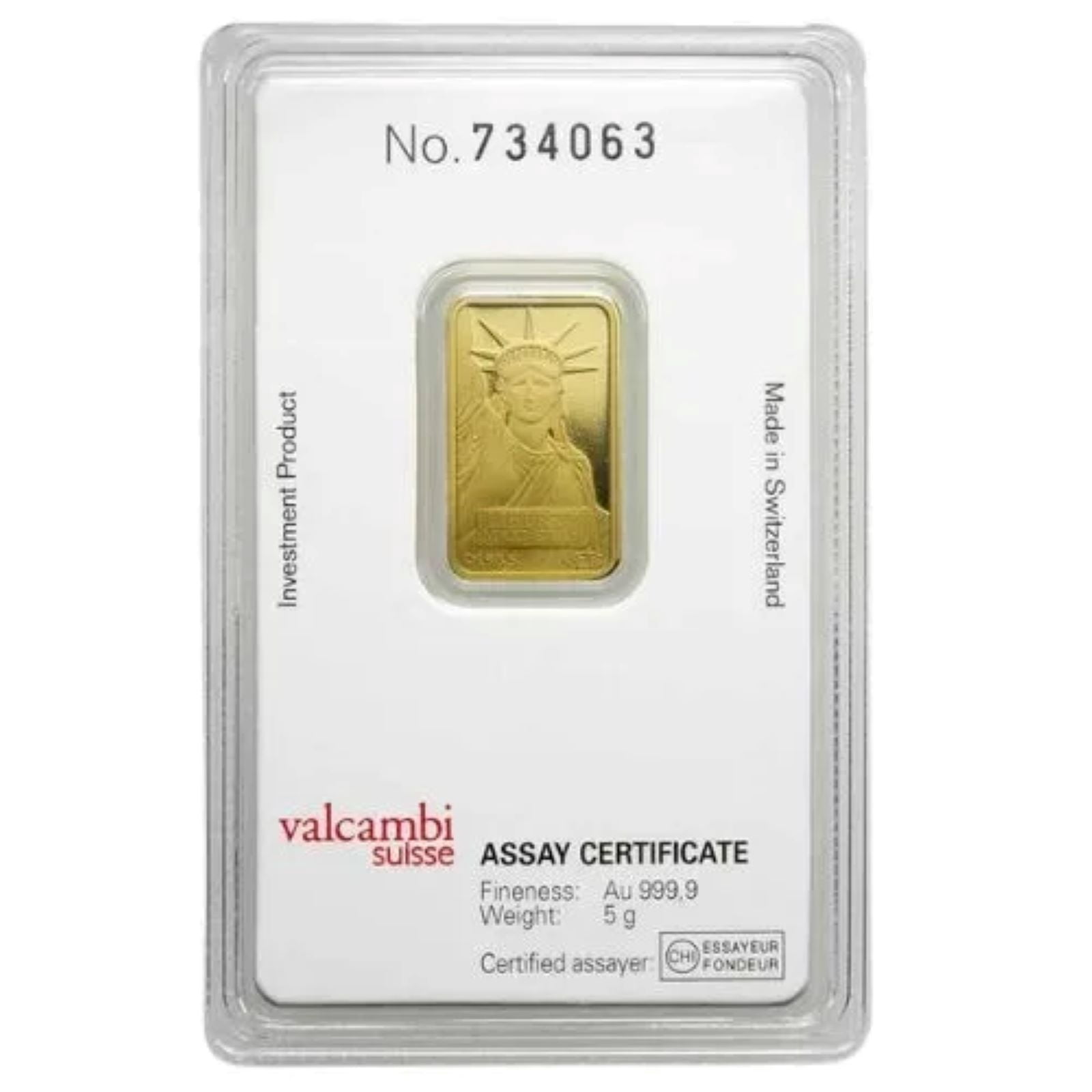5 Gram Random Brand Gold Bar – (In Assay)