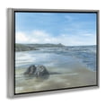 thumbnail image 3 of Stupell Industries Jutting Rock on Shore Gray Framed Floater Canvas Wall Art design by Georgie Harrison, 17 x 21, 3 of 9
