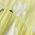 thumbnail image 5 of UTTOASFAY Baby Girls Dress Toddler Kids Baby Girls Sleeveless Doll Collar Vest Dress Princess Dress Yellow 12-18 Months, 5 of 7