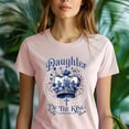 thumbnail image 5 of Daughter of the King T-Shirt – Royal Blue Crown Scripture Graphic Tee, Gold, Size M, 5 of 6