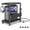 Black, variant on Tower Stand with Charge Station and USB Port - Height Adjustable PC Tower Stand, Under Desk CPU Holder Cart with Locking Caster Wheels for Fits PC