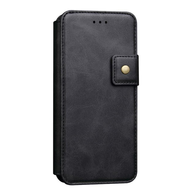 Funda multifuncional a prueba de golpes para iPhone de Apple. Negro