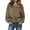 Khaki, variant on Off The Shoulder Top Sweatshirt Oversized Long Sleeve Ruffled Drawstring Waist Tops, Boat Neck, Soft, Cozy, Casual Y2K Street Lounge Style Khaki S by Duoif