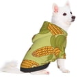 thumbnail image 2 of Fotbe Corn Sudadera con Estampado para Perros Pequeños – Suéter con Capucha para Mascotas, Tela Suave de Forro Polar con Bolsillo-X-Large, 2 of 7
