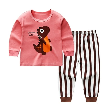 

2Pcs Children Baby Boys And Girls Shoulder Button Long-sleeved Underwear/pajamas/sports Air-conditioning Suit 0-5T A3 120