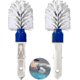 thumbnail image 1 of 2Pcs Swimming Pool Brush Head Step Angle Brushes for In Ground Whirlpool Bath Cleaning Floor Pool, 1 of 5
