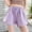 Purple, variant on Shorts Women's Sports Shorts Summer Soft Breathable And Sweat Absorbent Odor And Leg Lengthening Effect With Pockets Thin Chaffing Shorts for Women Women Shorts Casual plus Size Elastic Waist Shorts