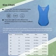 thumbnail image 5 of Zaldita Kids Girls Gymnastics Leotards Round Neck Sleevesess Leotard Activewear Training Dance Light Blue 140, 5 of 5