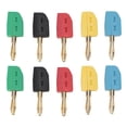 thumbnail image 2 of Juego De Enchufe De Plátano De 4 Mm, Conexión Rápida Sin Soldadura, Manejo De Corriente 32A, Latón Chapado En Oro, Diseño Estándar Para Varios Instrumentos De Prueba,, 2 of 7