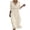 Beige, variant on QQZ Women's Summer Casual Dress Gradual Sleeveless Neck V-Neck Long Dress