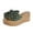 Green, variant on VerPetridure Sandals for Women Casual Summer Women Bowknot Beach Summer Slippers Platform Slope Heels Plus Size Shoes