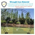 Arches Trellis Wrought Iron for Wedding Backdrop Stand/Balloon Stand