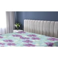 thumbnail image 5 of Ambesonne Clematis Art Fitted Sheet, Dreamy Floral Boho Art, Twin XL Size, Mint Green Pale Fuchsia, 5 of 5