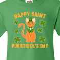 thumbnail image 4 of Inktastic St. Patrick's Day Happy Saint Purrtrick's Day Youth T-Shirt, 4 of 5