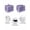 White Purple, variant on Purple Greek Key Toaster Cover 2 Slice, Small Kitchen Appliance Covers, Geometric Greece Ancient Farmhouse Geo Toaster Oven Cover with Loop, Bread Machine Cover Polyester Dust Cover Protection