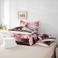 thumbnail image 5 of Erosebridal Twin Size Horse Comforter Set 7 Piece Pink Cherry Blossom Floral Bed in a Bag Rustic Home Decor,Wildlife Western Bedding Sets with Fitted Sheet,Flat Sheet,Pillow Cases & Covers, 5 of 5