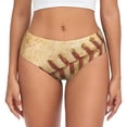 thumbnail image 1 of Fotbe Vintage Baseball Calzones Estampados para Mujer – Ropa Interior de Algodón, Cómoda, Suave y Elástica-3X-Large, 1 of 6
